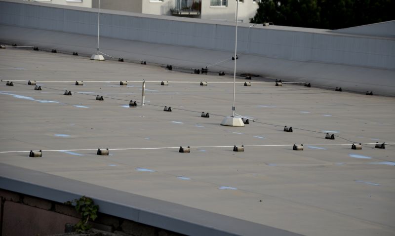 Lightning Rod Installation detail